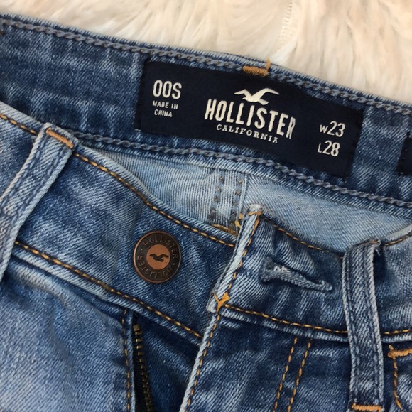 Hollister Skinny Jeans 23 Lace Up Detail - Picture 5 of 6